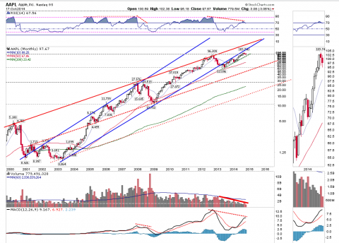 long long term AAPL monthly